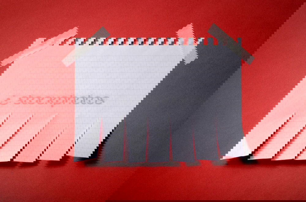 Image, Stock Photo female hand holding open notebook