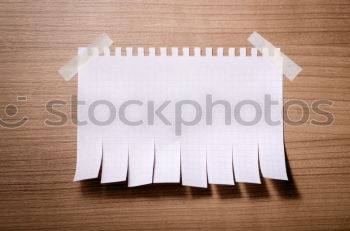 Similar – notebook with white sheets and a crumpled sheet of paper