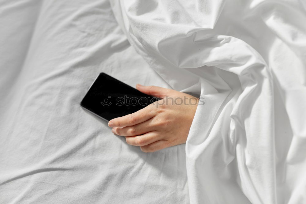 Image, Stock Photo #A# Chat in bed Art