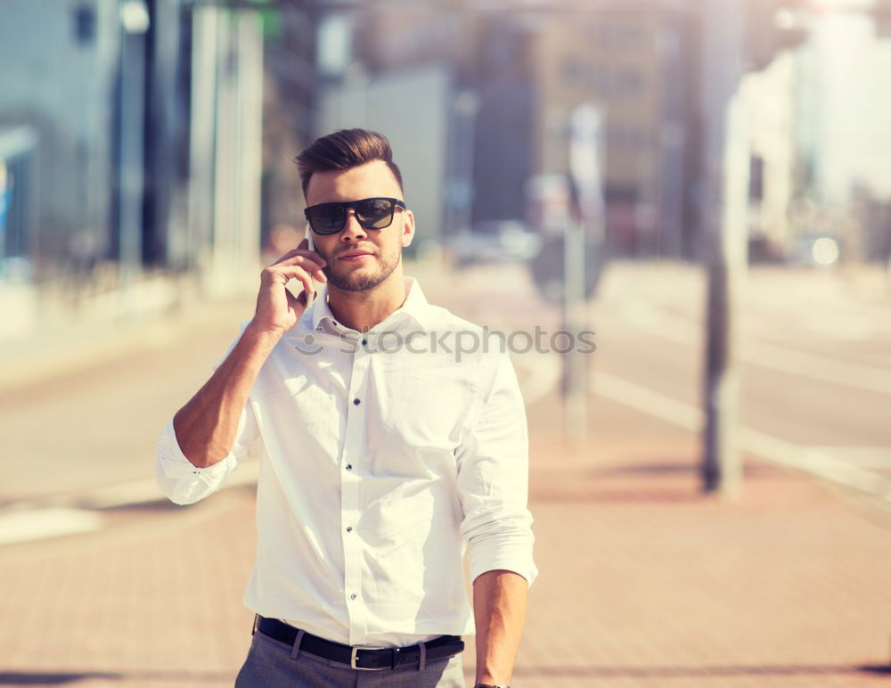 Similar – Image, Stock Photo Portrait of a man in a jumpsuit