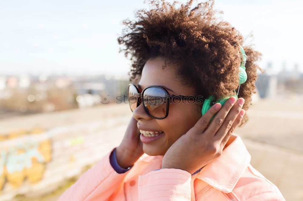 Similar – Image, Stock Photo Stylish black woman on street