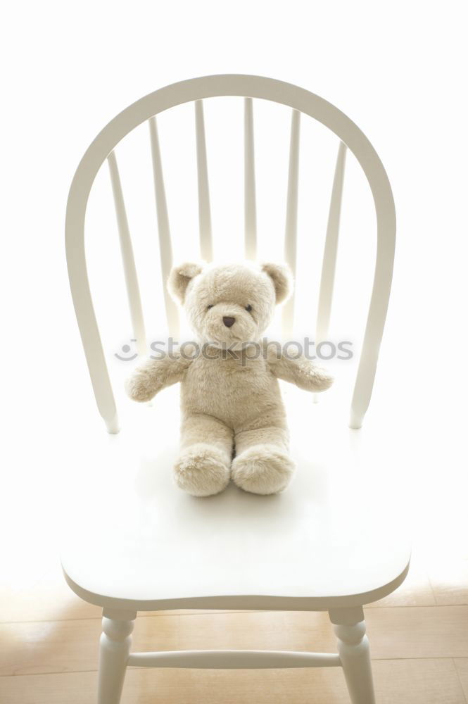 Similar – Teddy bear in a baby room