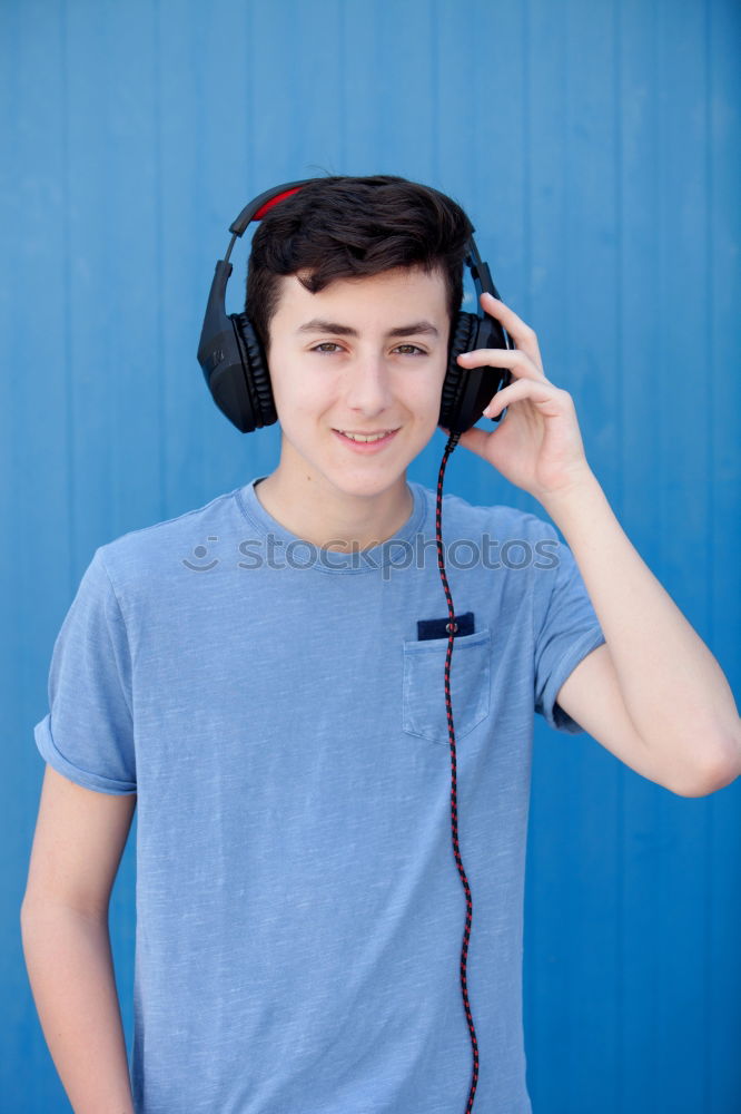 Similar – Image, Stock Photo Portrait of a teenager