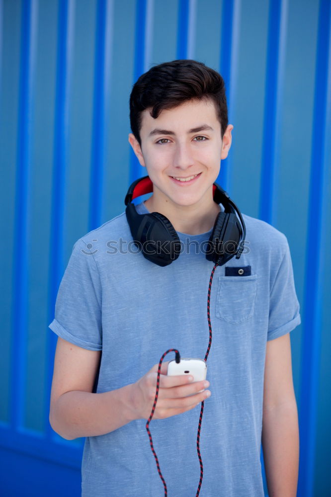 Similar – Image, Stock Photo Portrait of a teenager