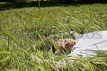 Similar – Image, Stock Photo chillout Man Fellow Grass