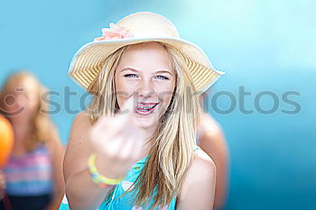 Similar – Image, Stock Photo little girl showing heart with hands