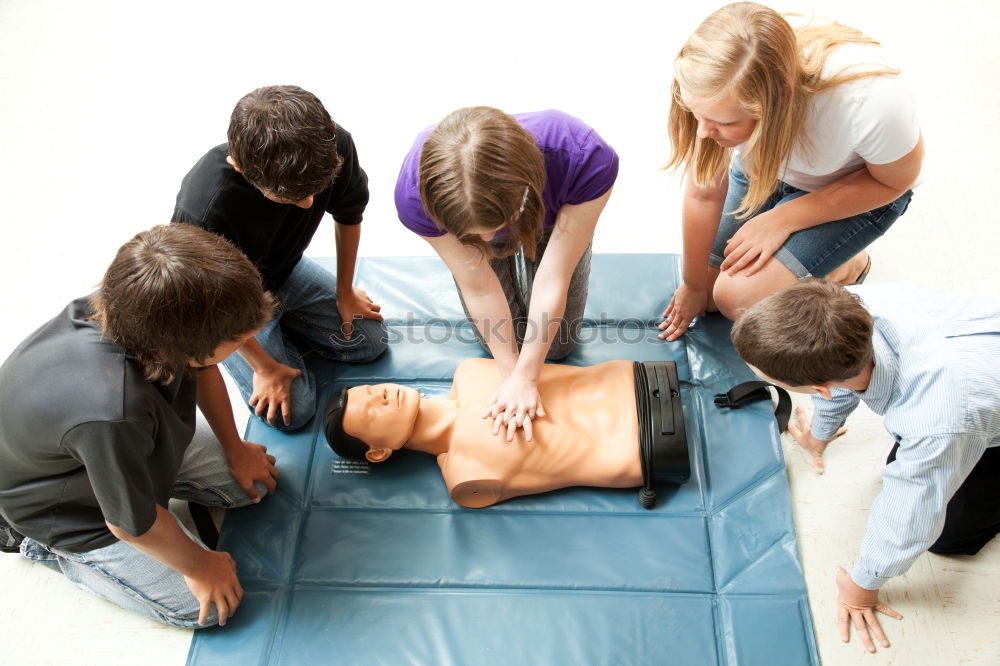 Similar – CPR training Illness Life