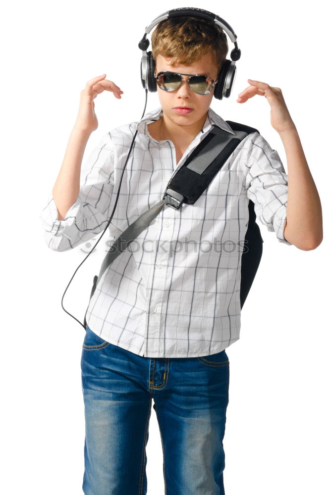 Similar – Image, Stock Photo Woman with monkey mask looking at her smartphone