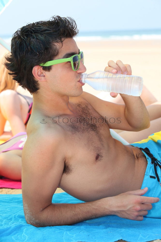 Similar – Young attractive surfer holding his surfboard at the beach