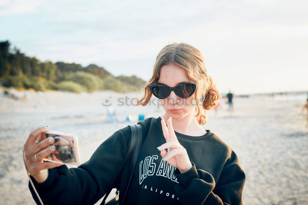 Similar – Image, Stock Photo Girl at English Bay Beach in Vancouver, BC, Canada