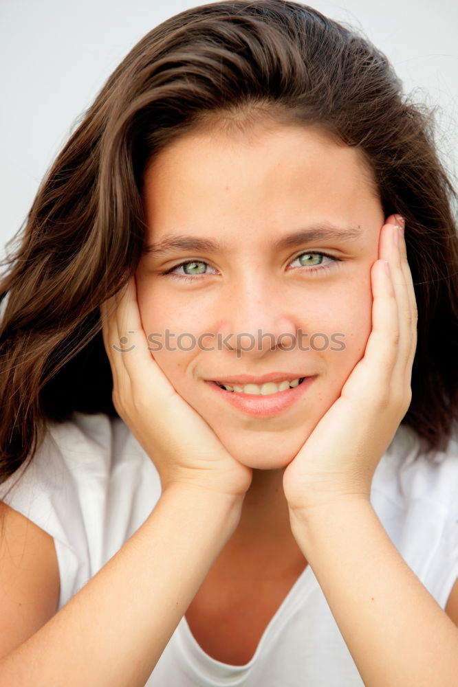 Similar – Little girl with a nice smile