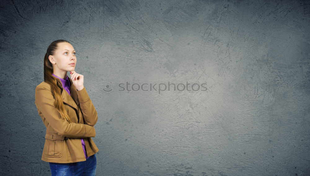 Similar – Portrait of attractive redhead woman