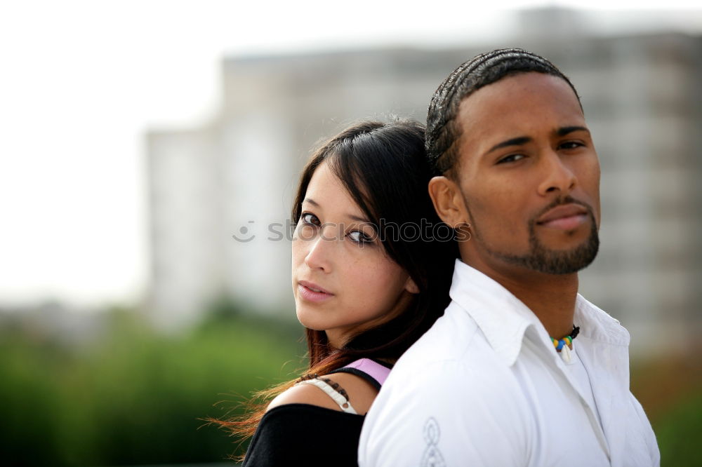 Similar – Image, Stock Photo Beautiful multiracial couple