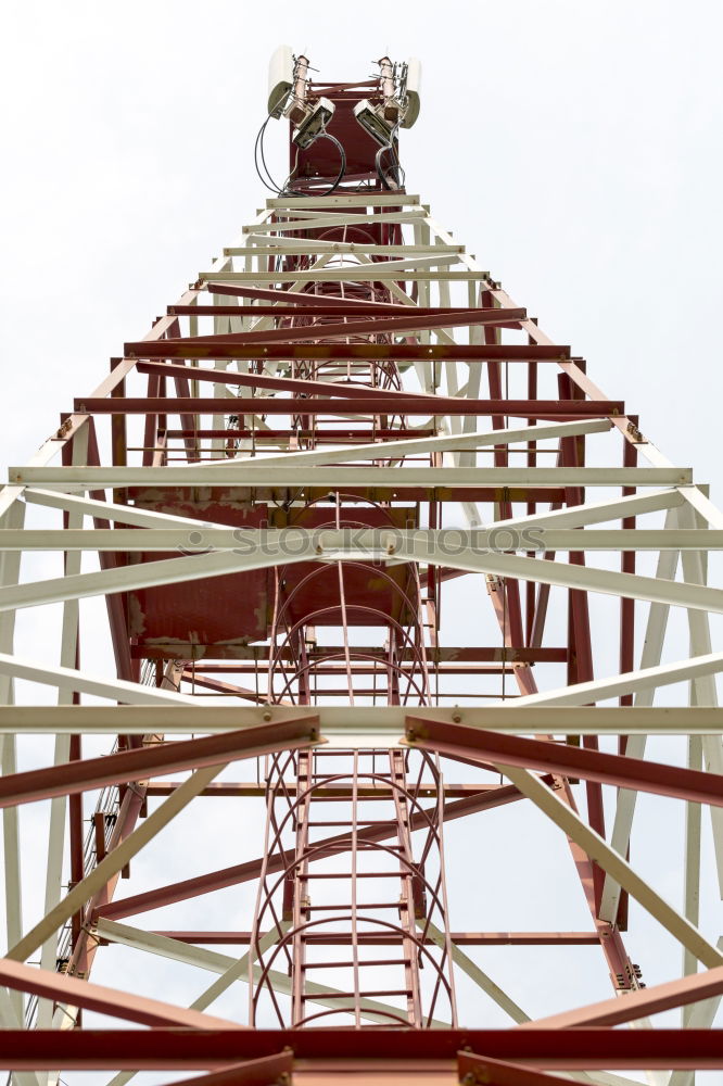 Similar – Image, Stock Photo Crane on a construction site from below with unsharpness