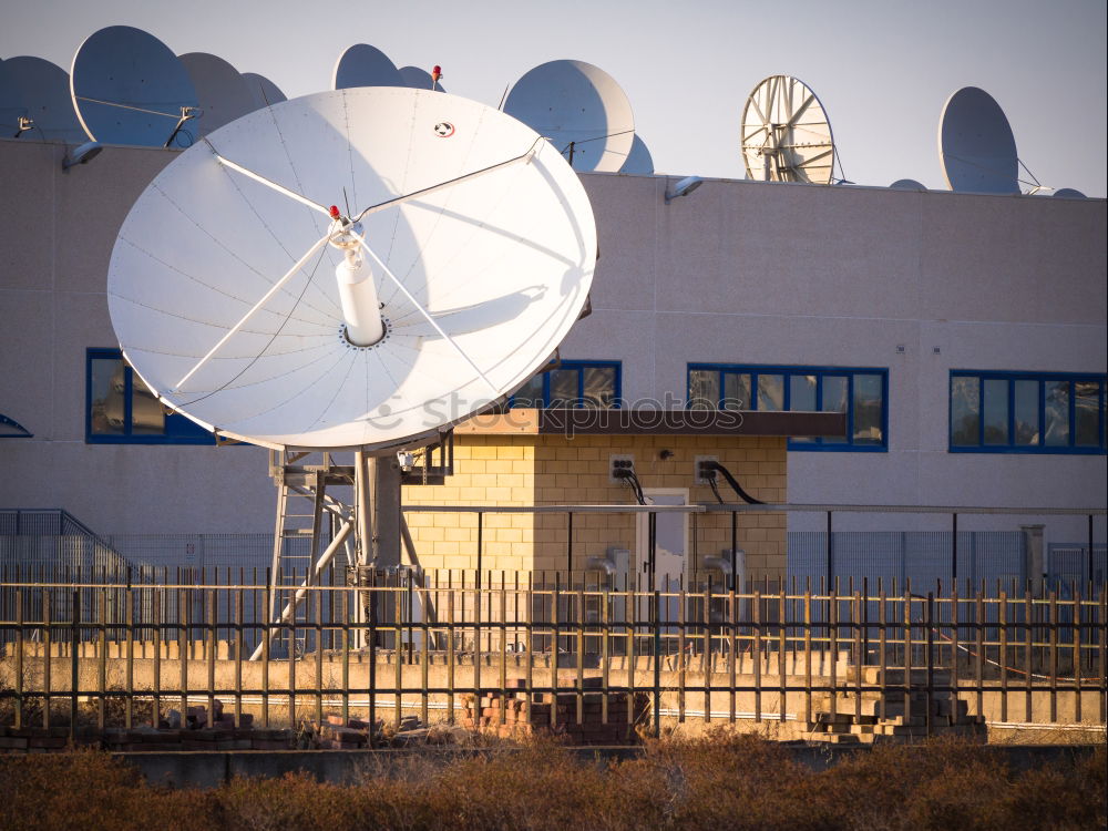 Similar – Image, Stock Photo Sat bowls Clouds Media