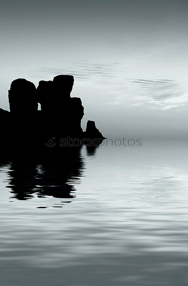 Similar – Image, Stock Photo Quiet. Ocean Pacific Ocean