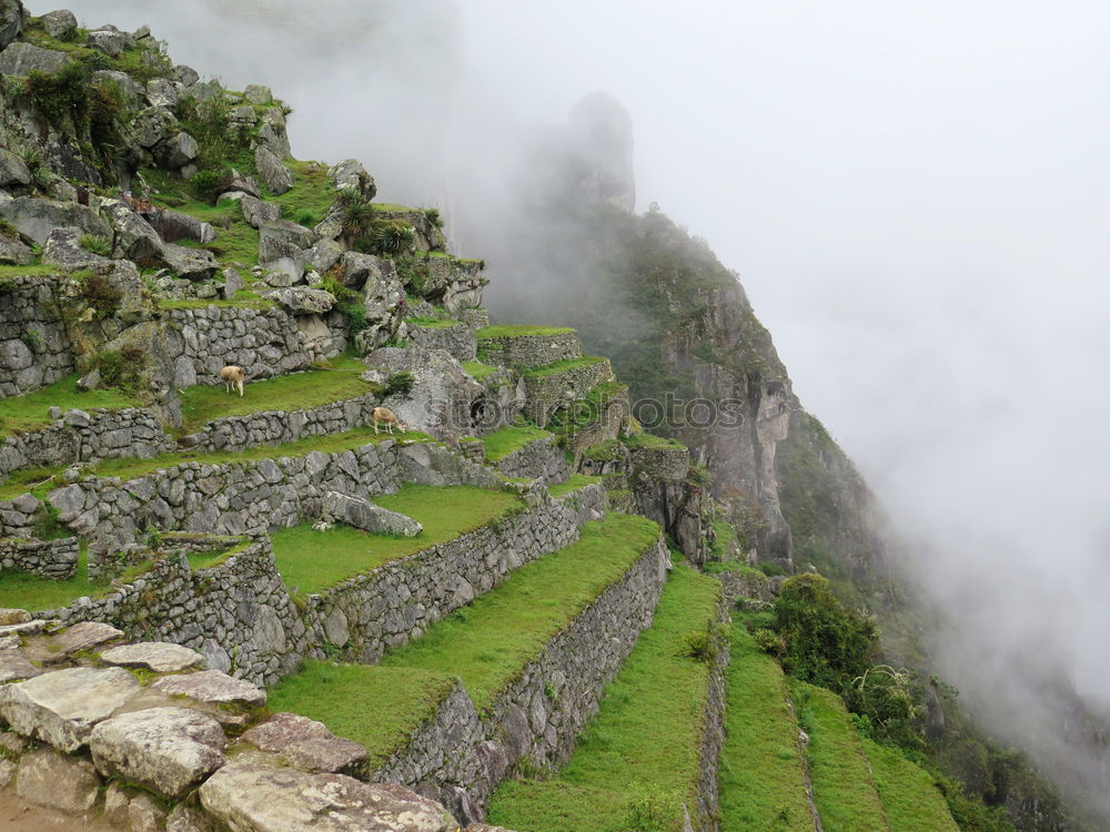 Image, Stock Photo Clouds over Machu Picchu