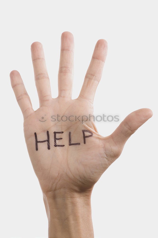 Similar – Image, Stock Photo Help! Masculine Hand