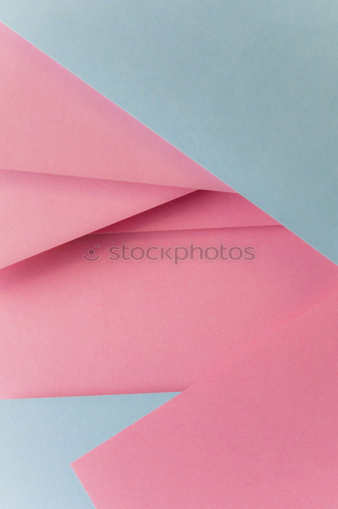 Similar – Image, Stock Photo Pink and purple paper material design. Geometric unicolour