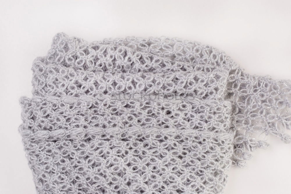 Similar – Image, Stock Photo Round warm knitted scarf