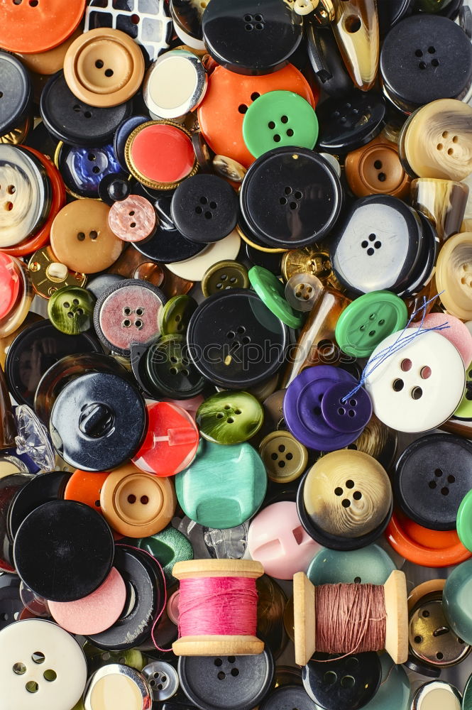 Similar – Image, Stock Photo Set sewing buttons fashion