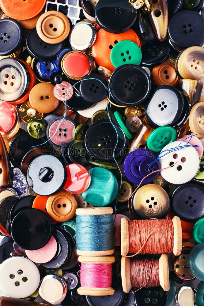 Similar – Image, Stock Photo Set sewing buttons fashion