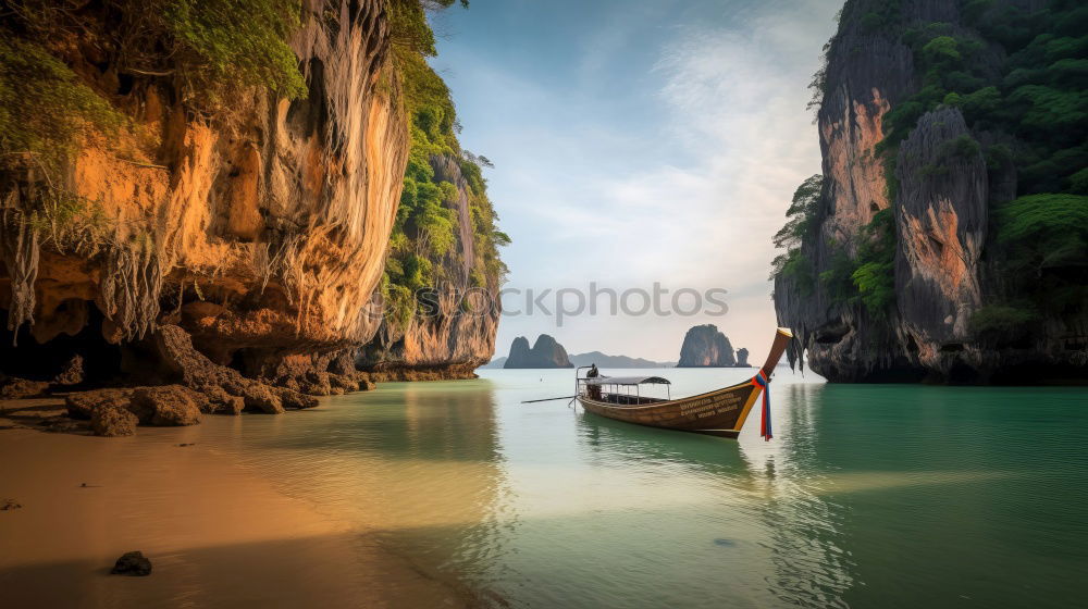 Similar – Image, Stock Photo Andaman Lake Landscape