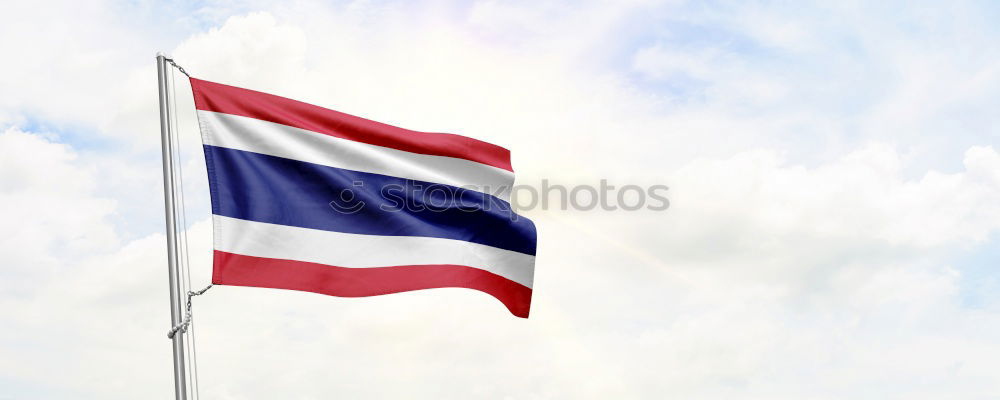 Similar – Image, Stock Photo asia kho phangan bay isle waving flag