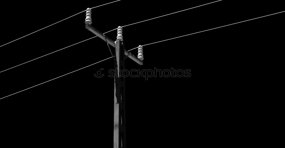 Similar – Image, Stock Photo heavy on wire Insulator