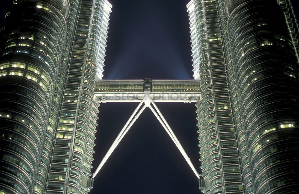 Similar – Image, Stock Photo Petronas Twin Towers @ night