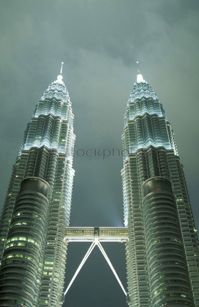 Similar – Image, Stock Photo twin tower Pattern Luxury