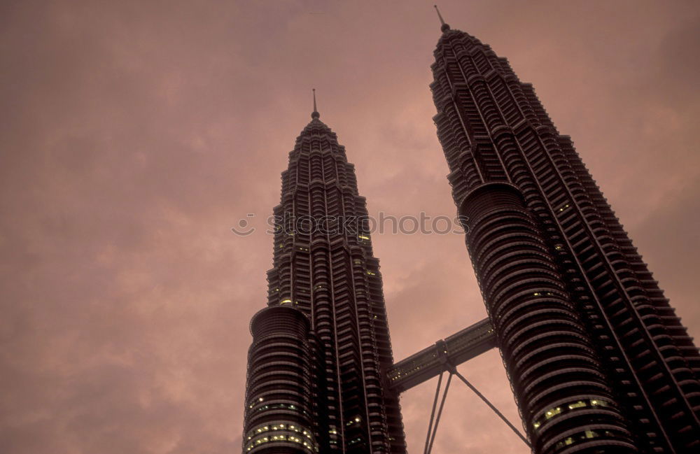 Similar – Image, Stock Photo twin tower Pattern Luxury