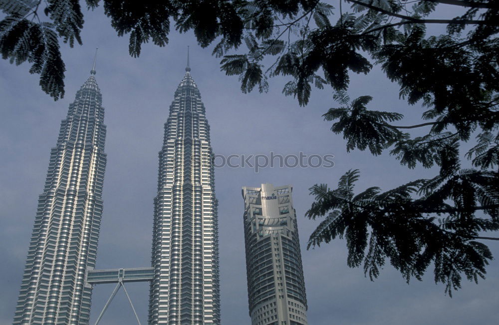 Similar – Image, Stock Photo twin tower Pattern Luxury