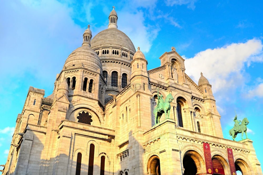 Similar – View of the Basilica Sacre-Coeur in Paris, France