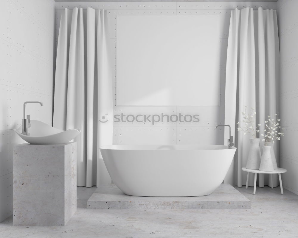 Similar – Image, Stock Photo Modern luxury bathtub in the bathroom interior