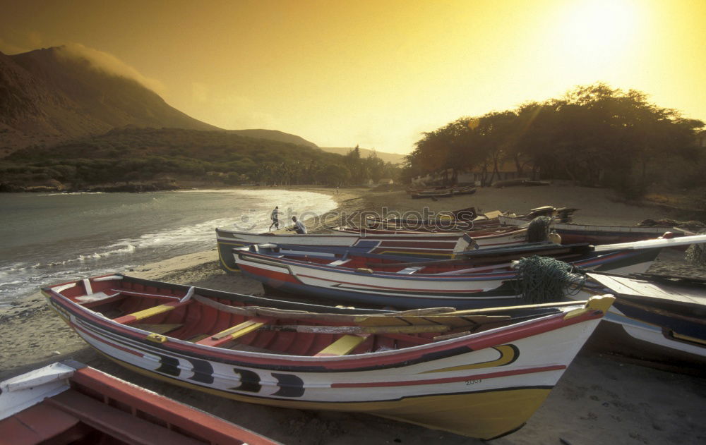 Similar – Image, Stock Photo Motorboats in small dock