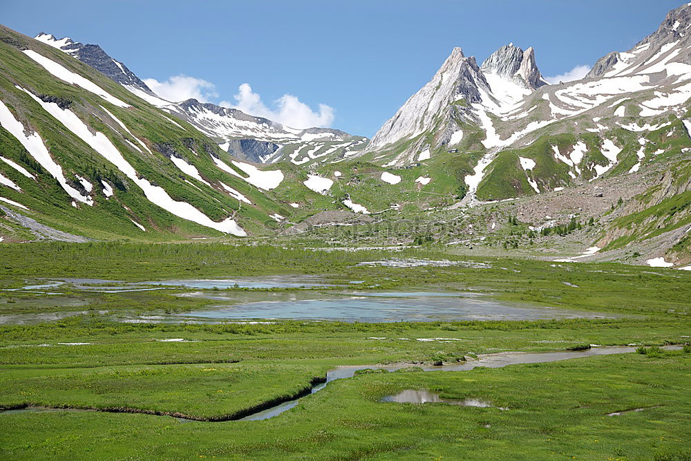 Similar – Image, Stock Photo River in the Andes in Peru