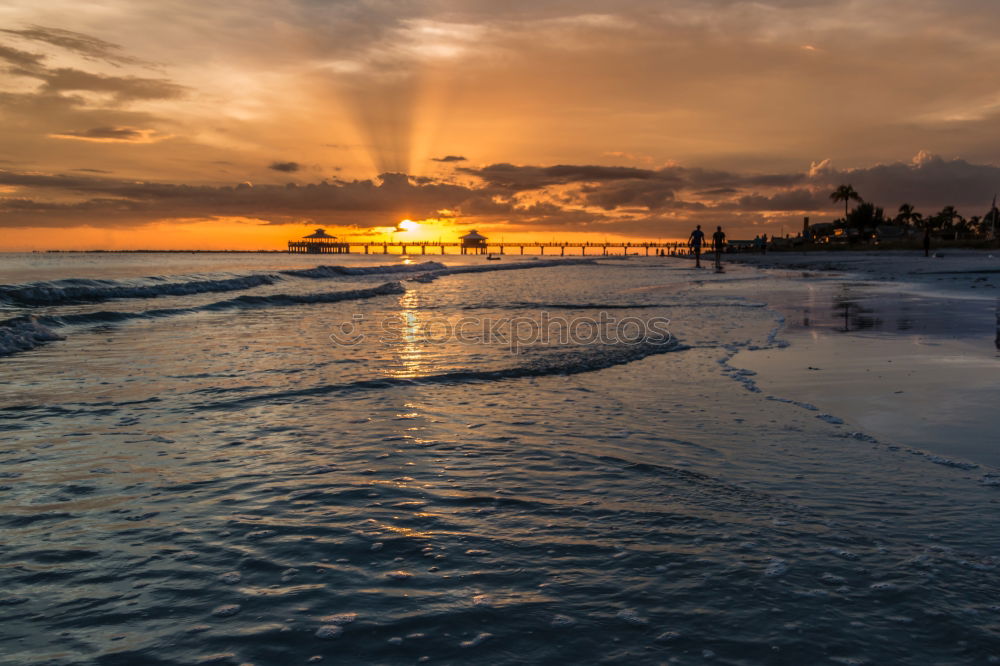 Similar – Image, Stock Photo Los Angeles Beach at Santa Monica Pier