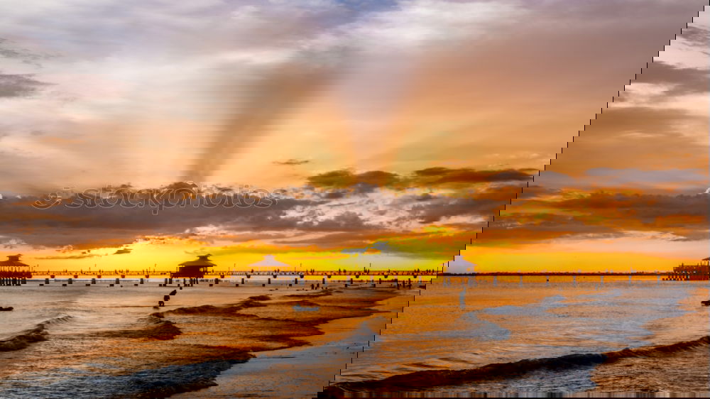 Similar – Image, Stock Photo Golden sun Air Water Sky