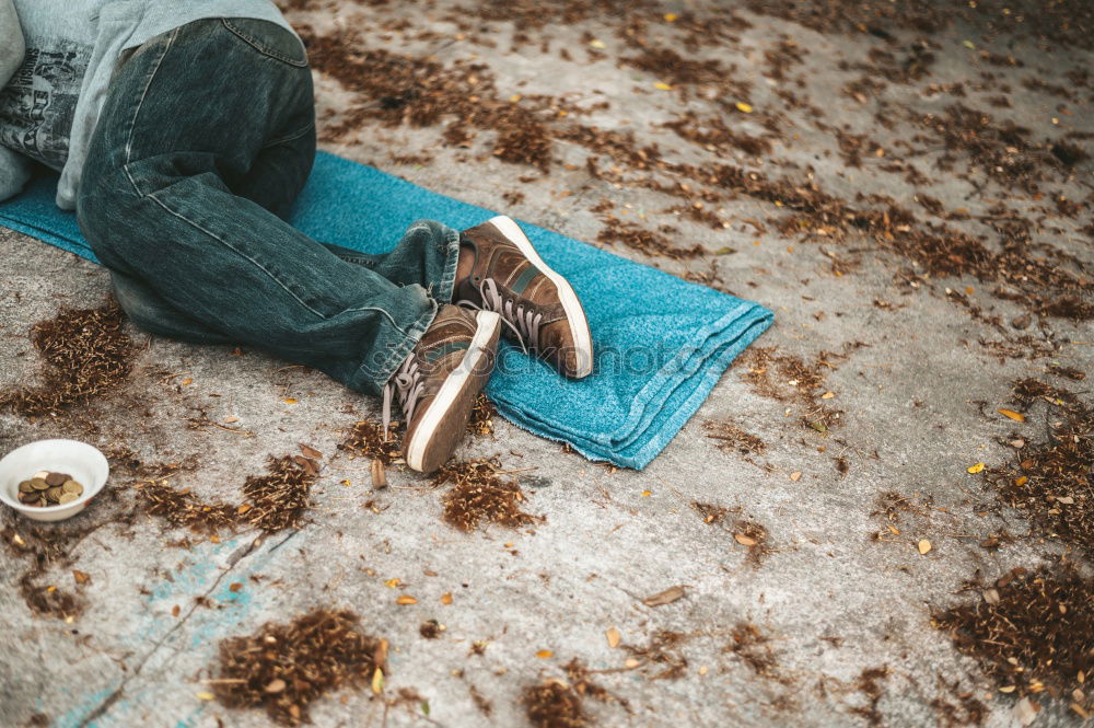 Similar – Image, Stock Photo Man working with fishing net