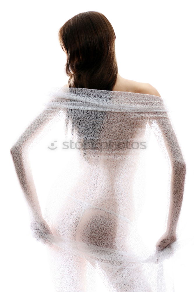 Similar – Image, Stock Photo Who am I? Portrait of confused young woman with blurred face. She is moving her head fast, so her face isn’t identifiable. Motion blur.