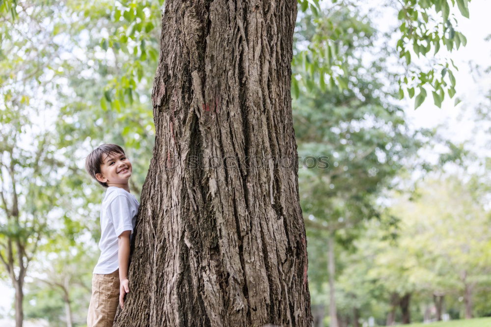 Similar – Image, Stock Photo Portrait of young beautiful teen boy in forest