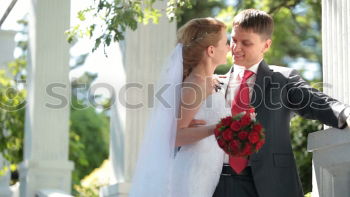 Similar – Image, Stock Photo Just married couple together