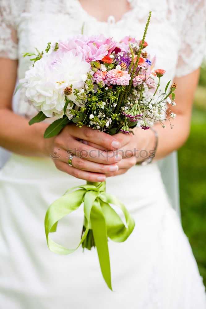 Similar – Bridal bouquet of peonies