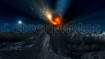 Image, Stock Photo volcanic eruption Volcano