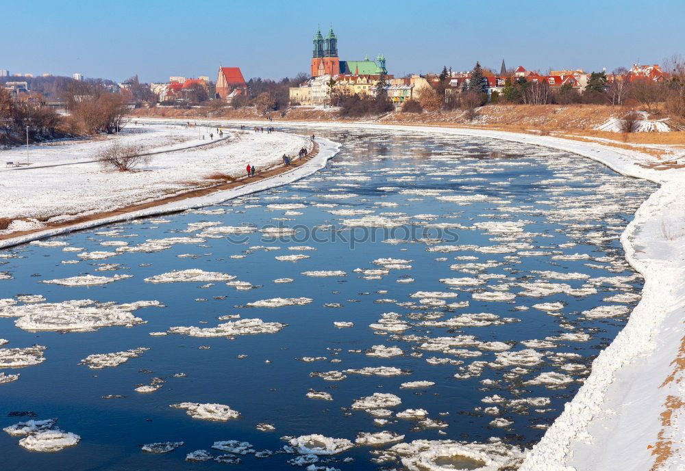 Similar – Icy times at the Oberbaum Bridge