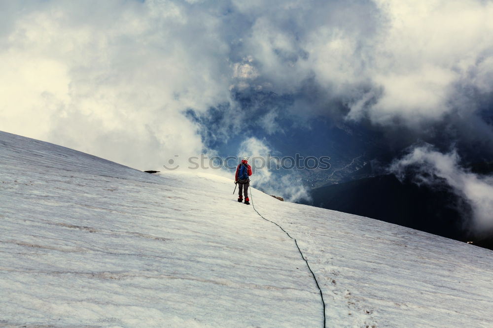 Similar – Image, Stock Photo over the glacier Clouds