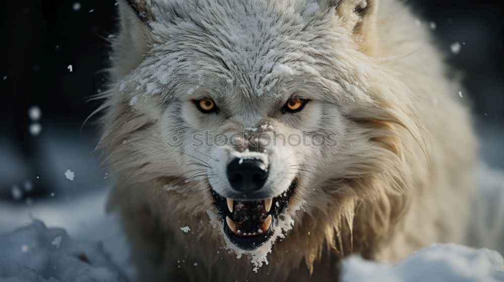 Similar – Foto Bild . Tier Wildtier Wolf 1