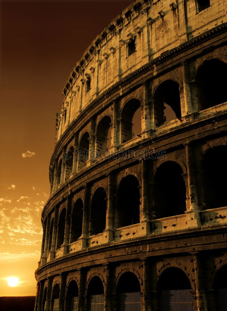 Image, Stock Photo colossally Rome Old town