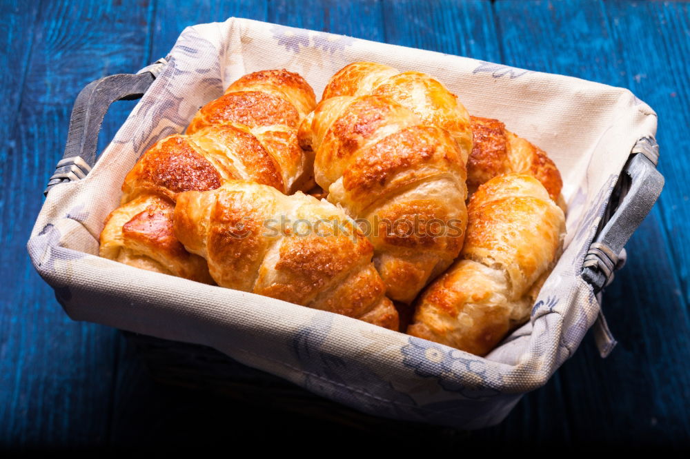 Similar – fresh bread and baked goods on wooden